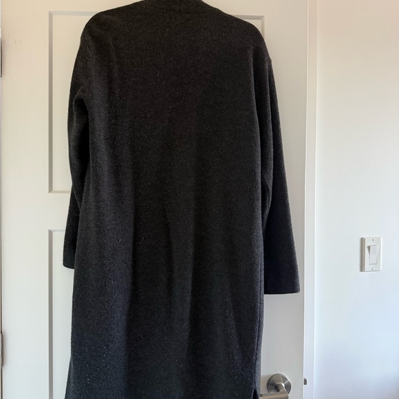 Women's Gray Wool Jacket - Picture 3 of 4